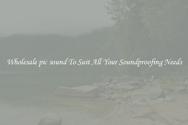Wholesale pic sound To Suit All Your Soundproofing Needs