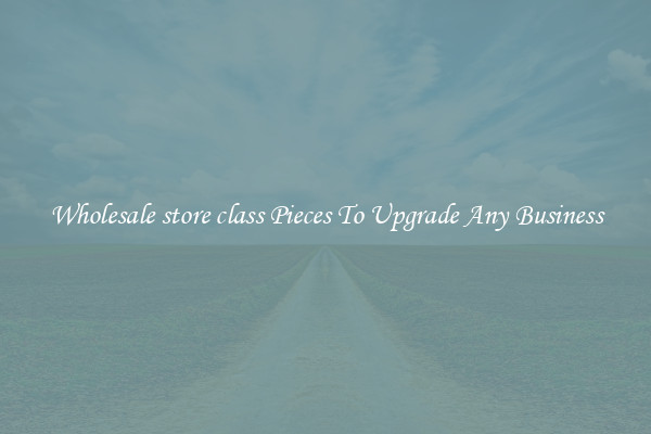 Wholesale store class Pieces To Upgrade Any Business