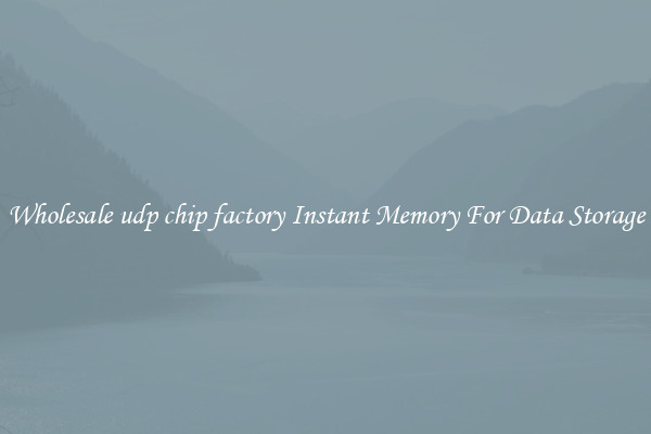 Wholesale udp chip factory Instant Memory For Data Storage