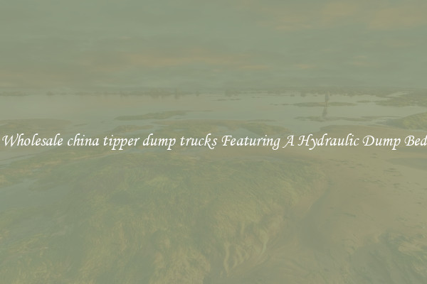 Wholesale china tipper dump trucks Featuring A Hydraulic Dump Bed