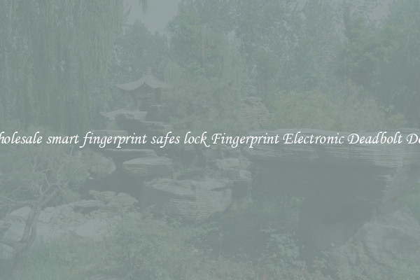 Wholesale smart fingerprint safes lock Fingerprint Electronic Deadbolt Door 